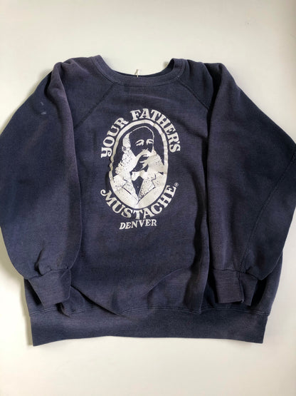 Vintage Faded 1970’s ”Your Father’s Mustache” Sweatshirt - La Lovely Vintage 