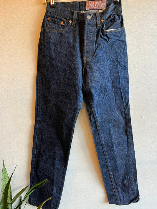 Vintage 1980’s One-Wash Levi’s 501 Denim Jeans - La Lovely Vintage 