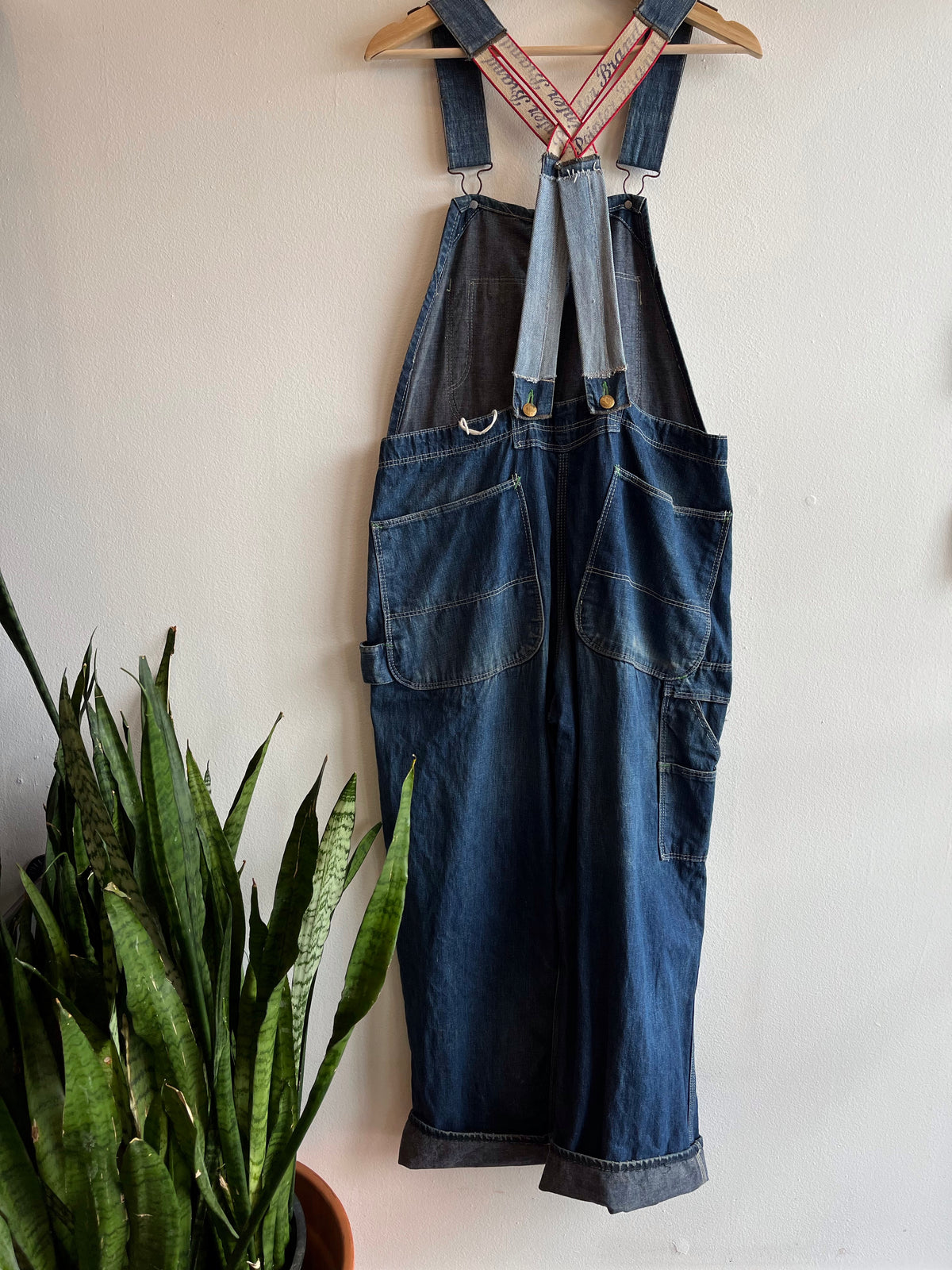 Vintage 1940’s Pointer Brand Low-Back Overalls - La Lovely Vintage 