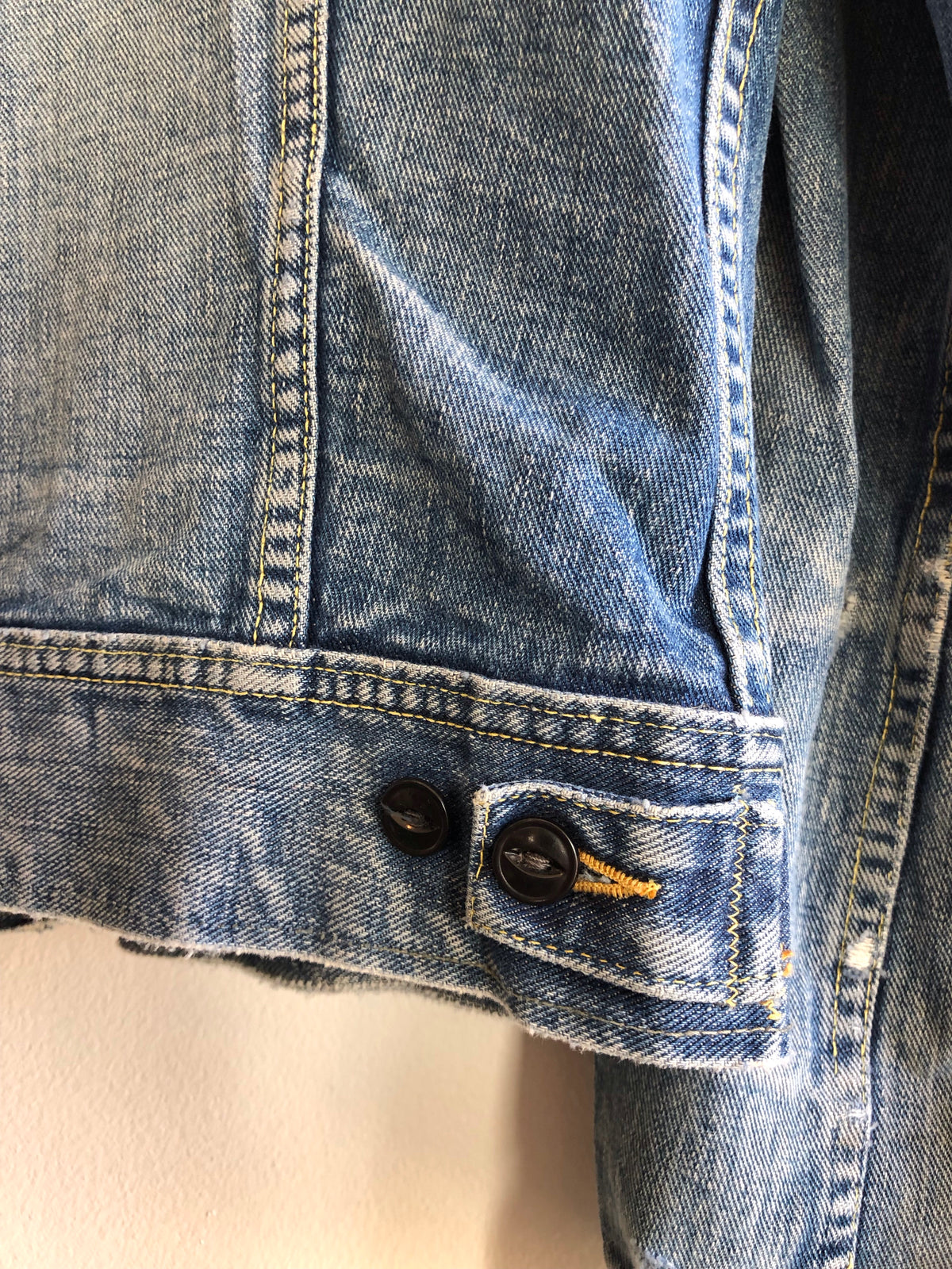 Vintage 1950’s Lee Rider 101-J Denim Trucker Jacket - La Lovely Vintage 