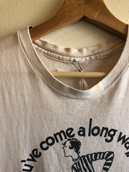 Vintage 1970’s Virginia Slims “You’ve Come a Long Way, Baby” T-Shirt