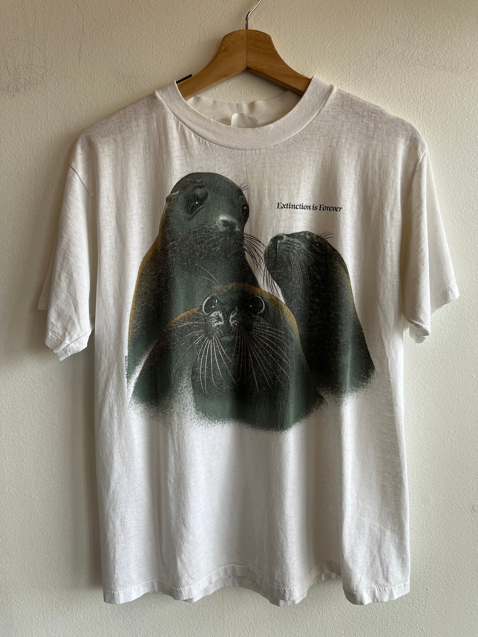 Vintage 1980’s “Extinction is Forever” T-Shirt