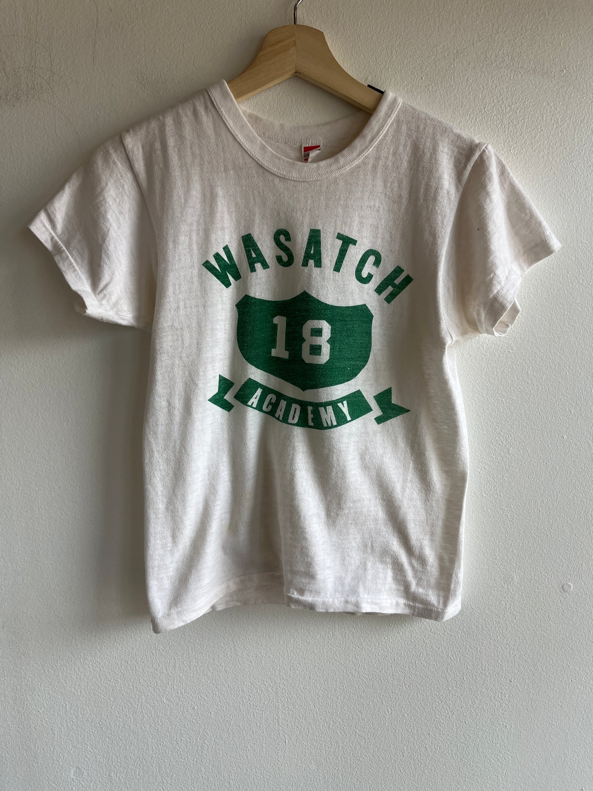 Vintage 1950’s Wasatch Academy T-Shirt - La Lovely Vintage 