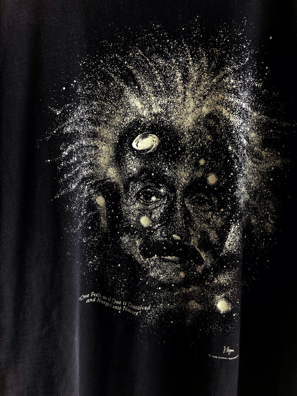 Vintage 1993 Glow-in-the-Dark Albert Einstein T-Shirt - La Lovely Vintage 