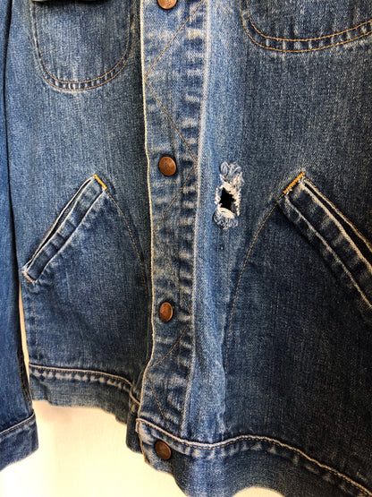 Vintage 1970’s GWG D-Pocket Denim Trucker Jacket - La Lovely Vintage 