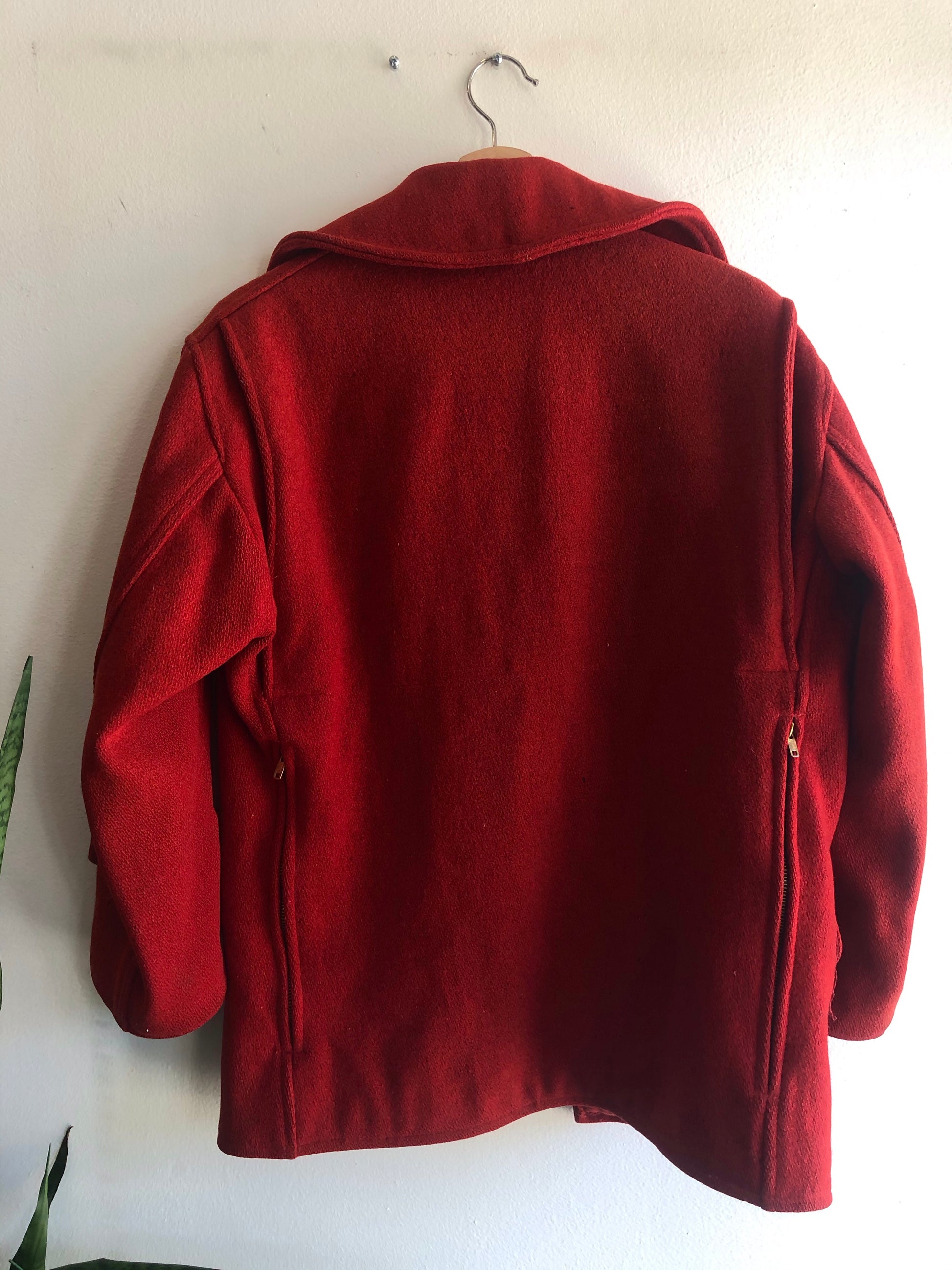 Vintage 1950’s Red Stag Wool Hunting Mackinaw Jacket - La Lovely Vintage 