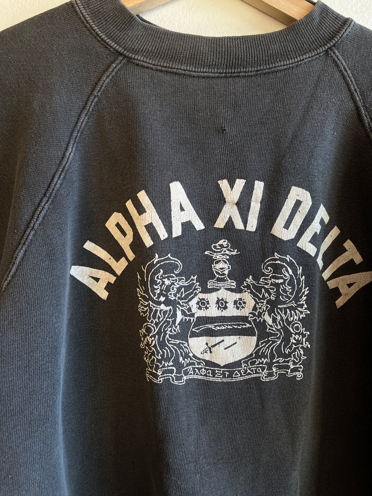 Vintage 1960’s Alpha Xi Delta Sweatshirt - La Lovely Vintage 
