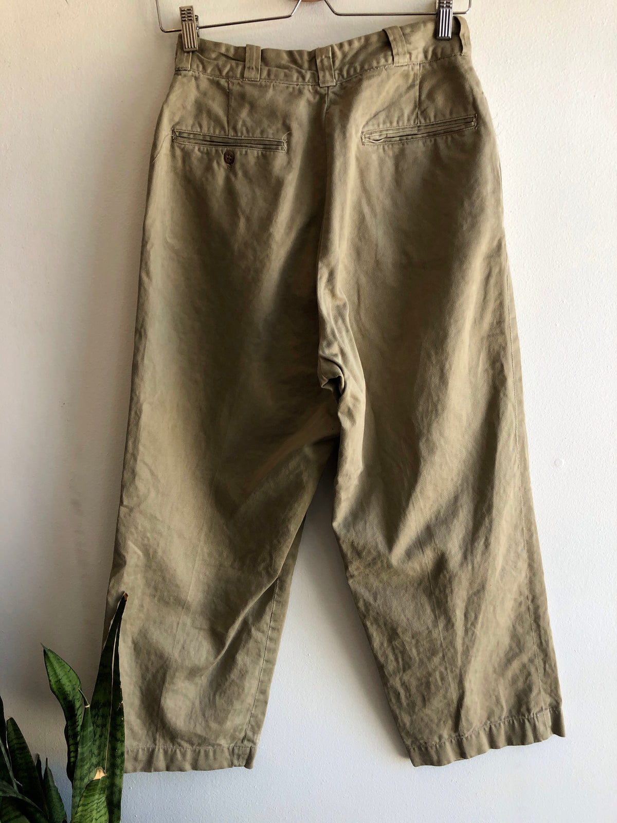 Vintage 1950’s Korean War U.S. Military Khaki Pants - La Lovely Vintage 