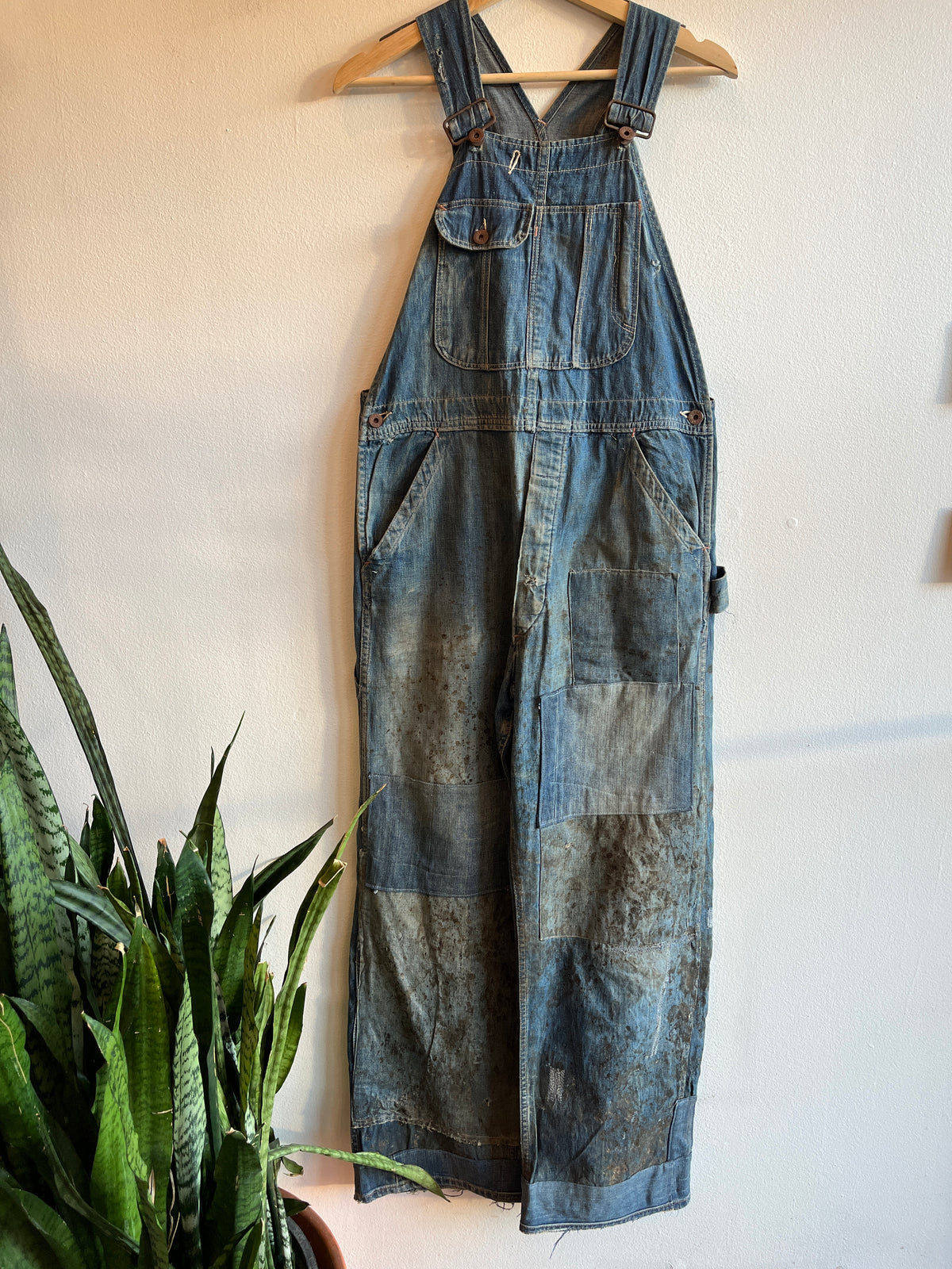 Vintage 1940’s Unbranded Denim Overalls - La Lovely Vintage 