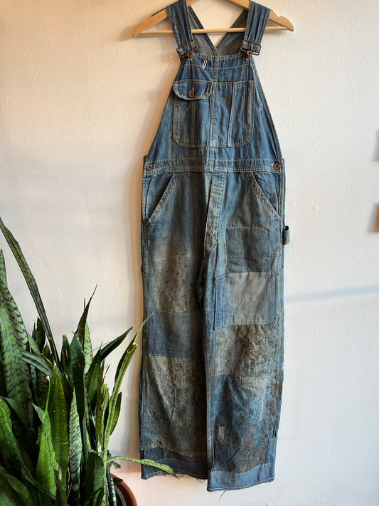 Vintage 1940’s Unbranded Denim Overalls - La Lovely Vintage 
