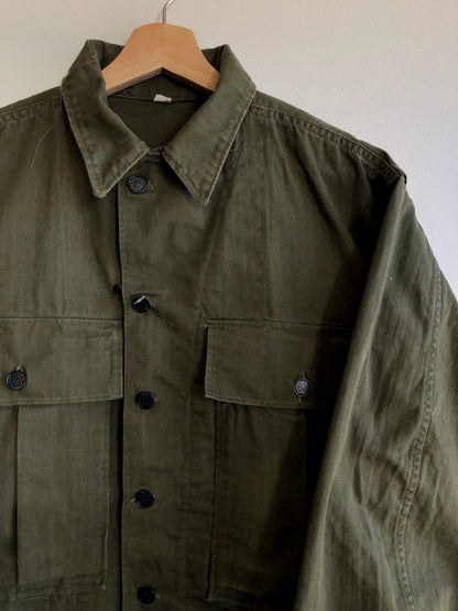 Vintage 1940/50’s U.S. Army HBT 13-Star Button Up Shirt - La Lovely Vintage 
