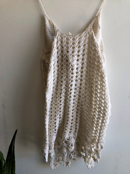 Vintage 1960/1970’s Knitted Crochet Top - La Lovely Vintage 