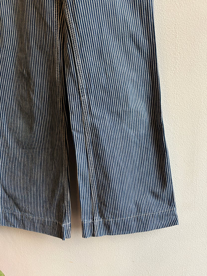 Vintage 1970’s Lee Hickory Stripe Denim Overalls - La Lovely Vintage 