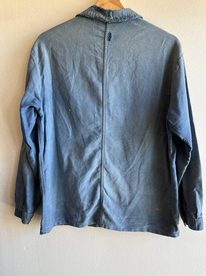 Vintage 1950’s French Moleskin Chore Coat - La Lovely Vintage 
