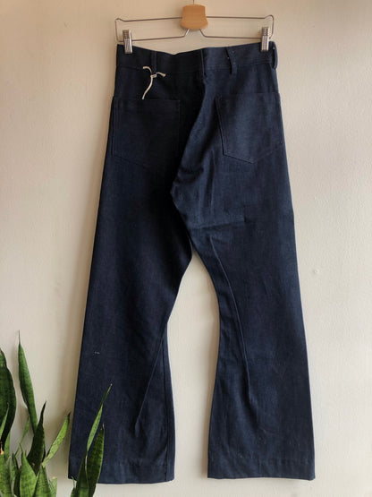 Vintage Deadstock 1970’s Seafarers Denim U.S. Navy Dungarees - La Lovely Vintage 