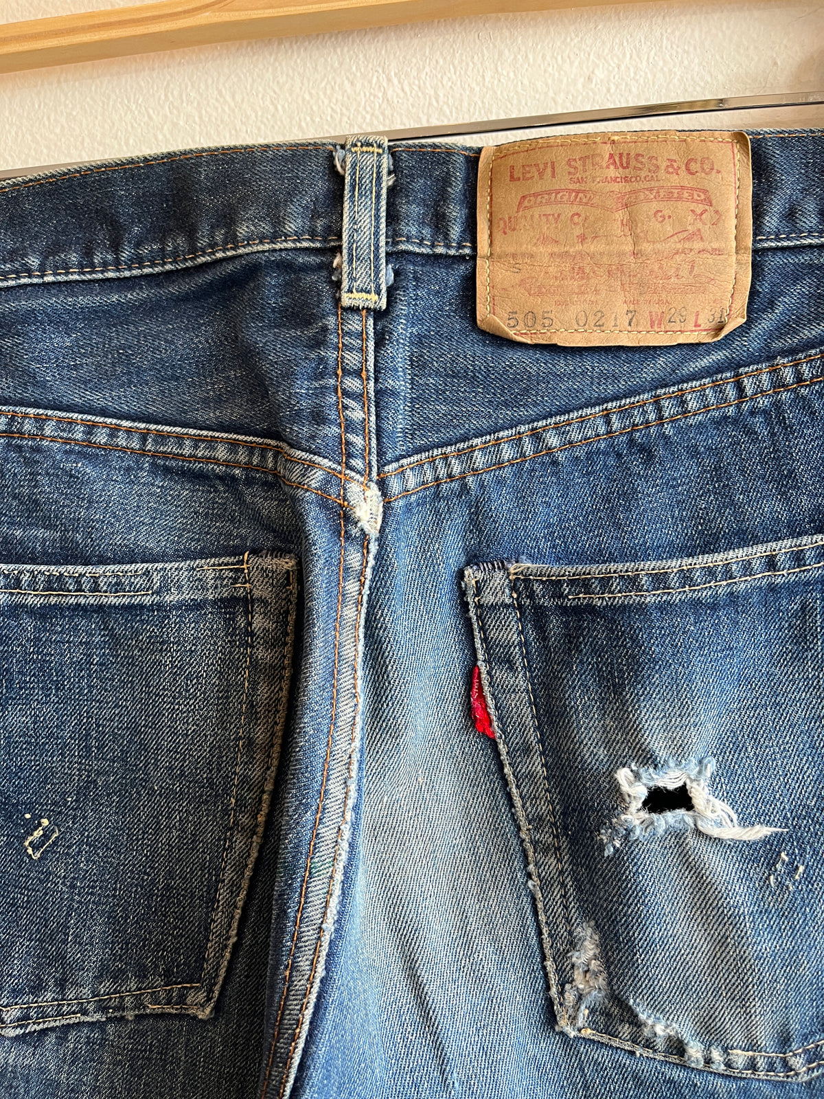 Vintage 1960’s Levi’s 505 Selvedge Denim Jeans