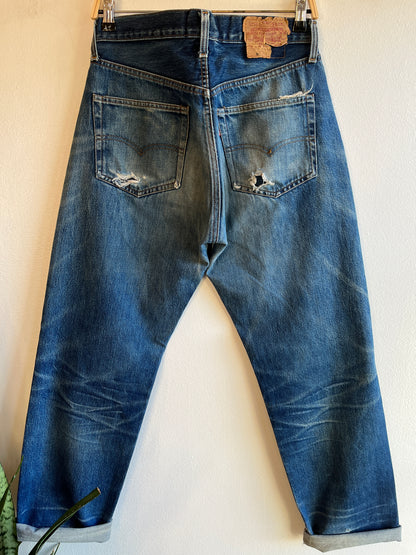 Vintage 1980’s Levi’s 501 “Big E Repro” Selvedge Denim Jeans