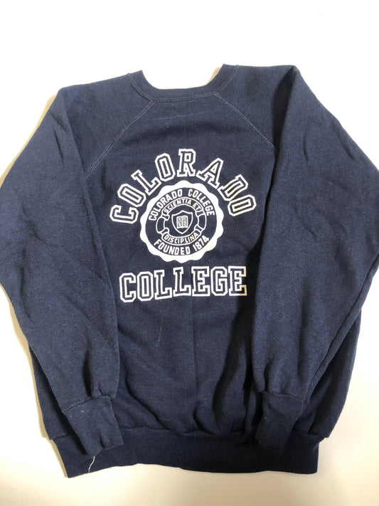 Vintage Deadstock 1970’s Colorado College Sweatshirt - La Lovely Vintage 