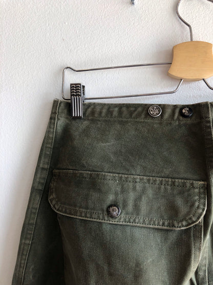 Vintage 1950’s Korean War Military Firefighter Hook-Clasp Pants - La Lovely Vintage 