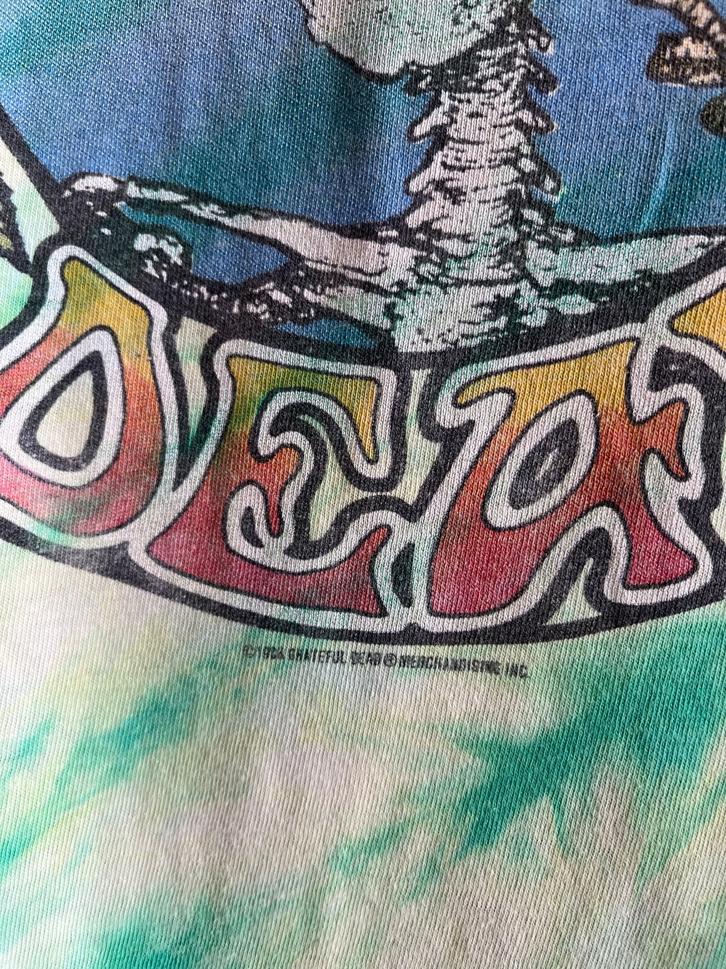 Authentic Vintage 1986 Grateful Dead “Green Tie Dye” T-Shirt - La Lovely Vintage 