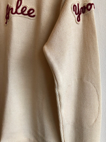 Vintage 1960’s Letterman Cardigan Sweater