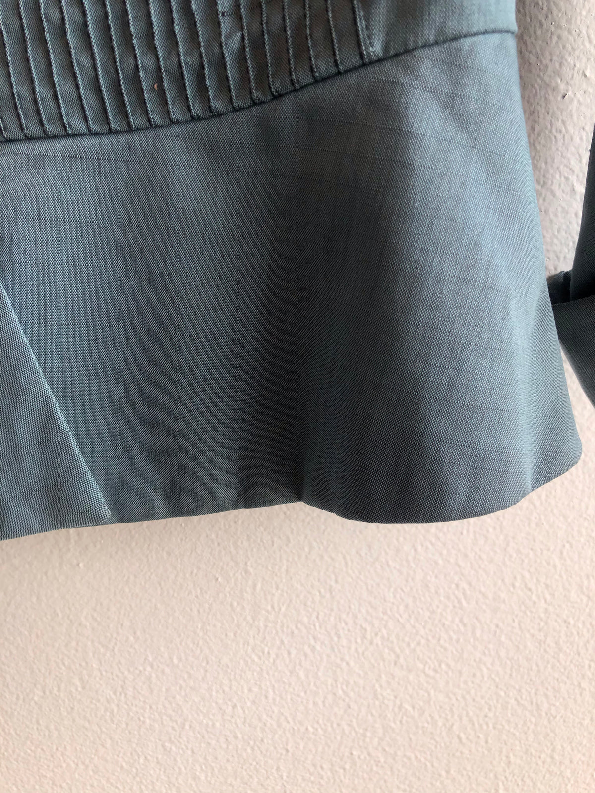 Vintage 1950’s Loop-Collar Pleated Blouse - La Lovely Vintage 