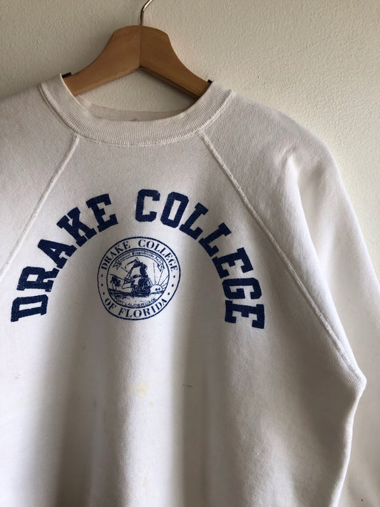 Vintage 1950’s Champion “Running Man” Drake College Sweatshirt - La Lovely Vintage 