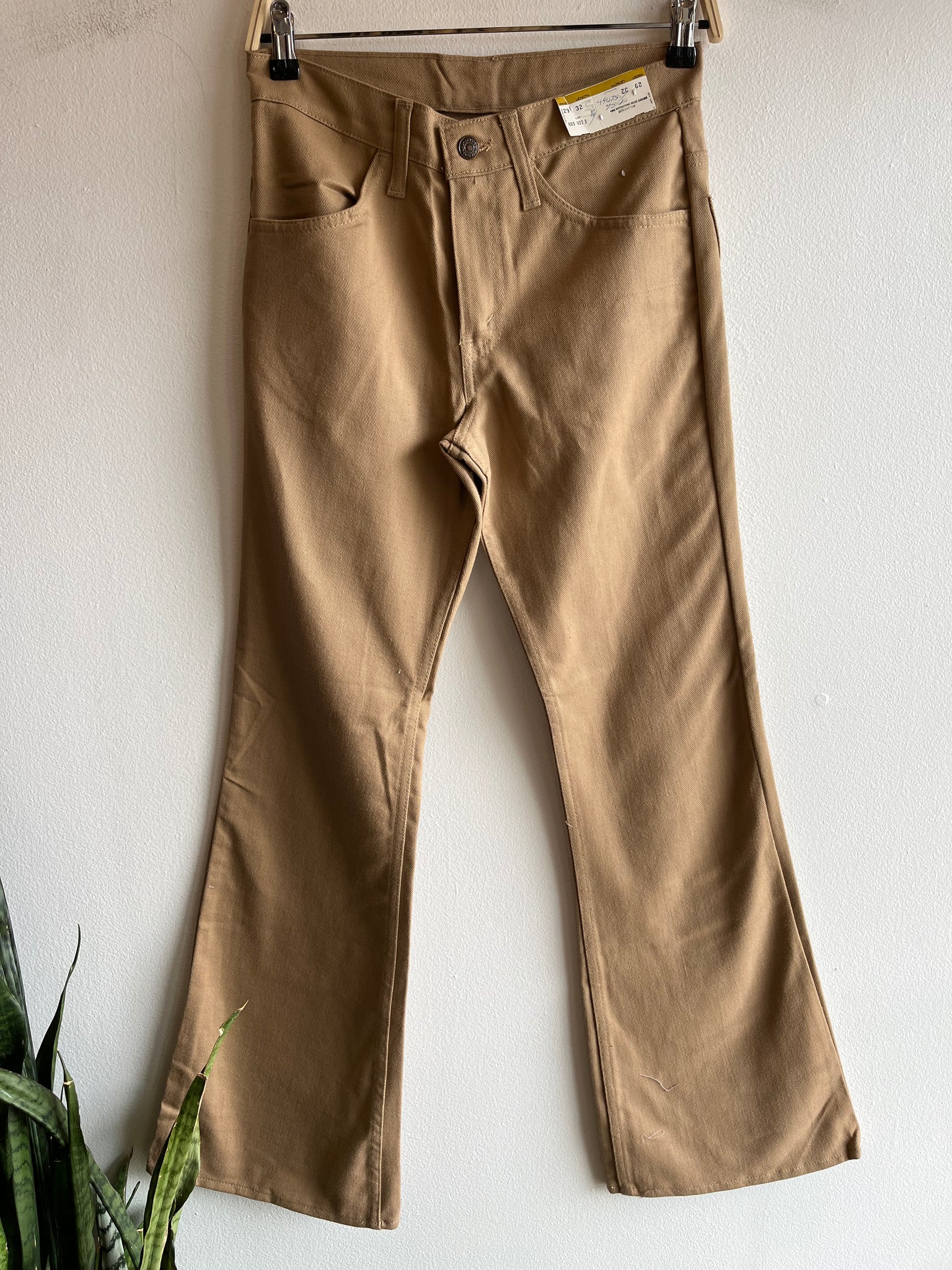 Vintage 1970's Levi’s Flare Pants - Tan
