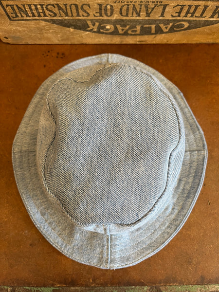 Double Down Vintage - Denim Panelled Reversible Bucket Hat