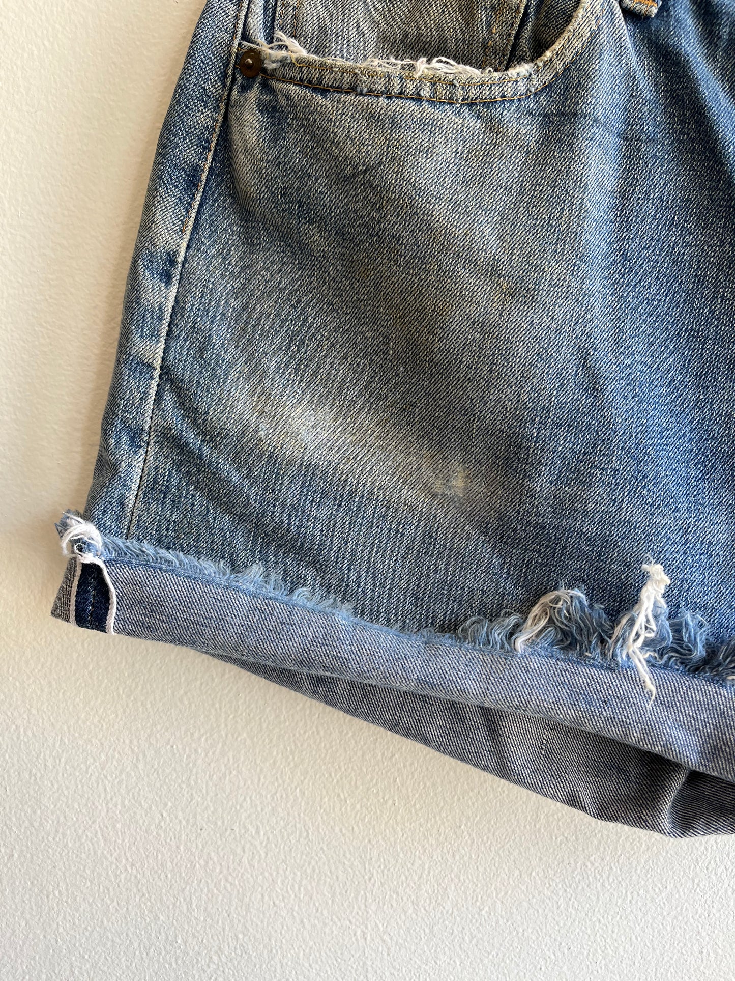 Vintage 1960’s Levi’s “Big E” 501 Selvedge Denim Shorts - La Lovely Vintage 