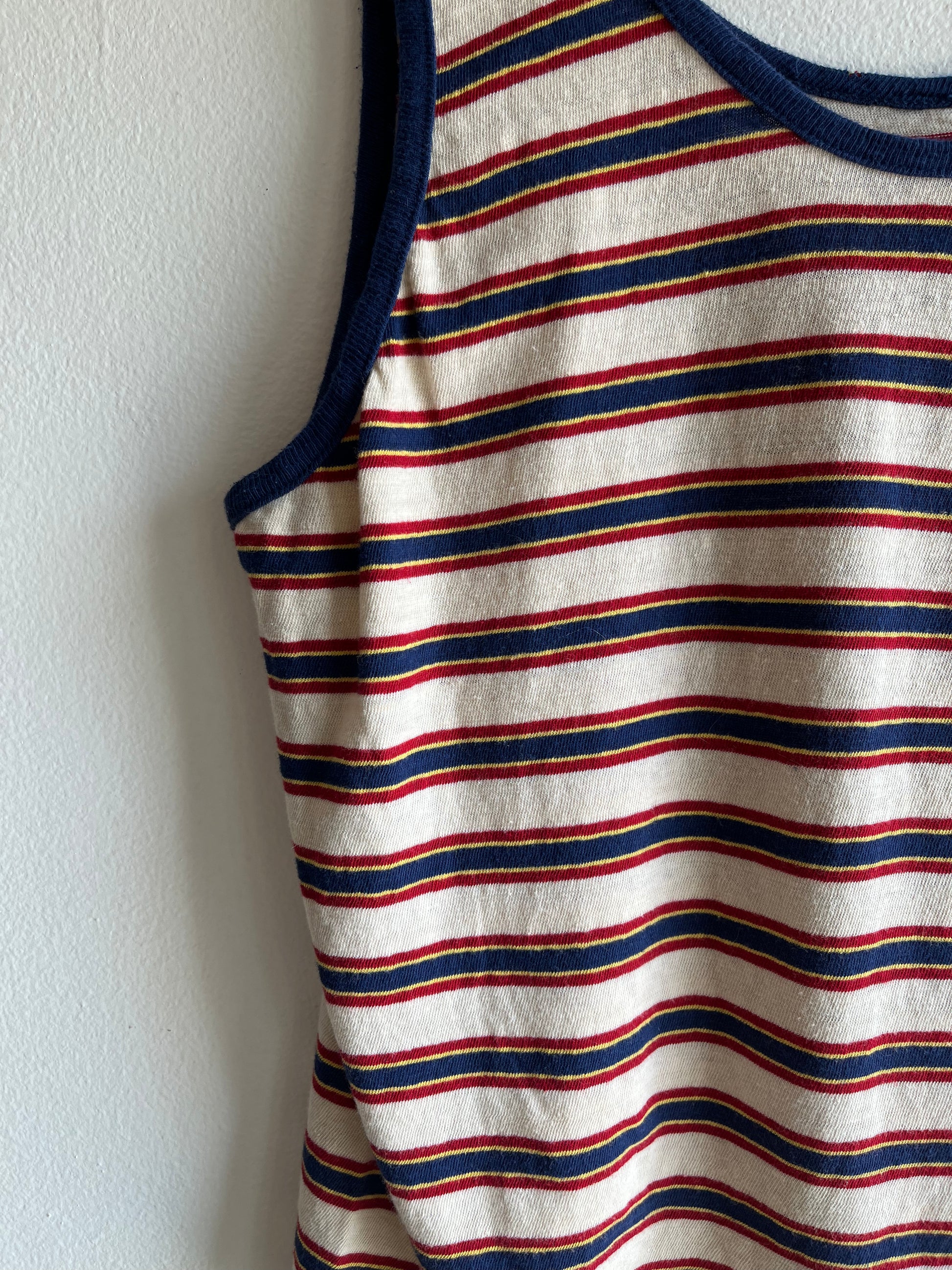 Vintage 1960’s Red and Blue Striped Tank top - La Lovely Vintage 