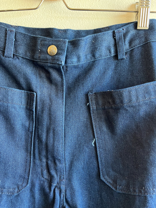 Vintage 1970's Seafarer Flared Denim Jeans - La Lovely Vintage 