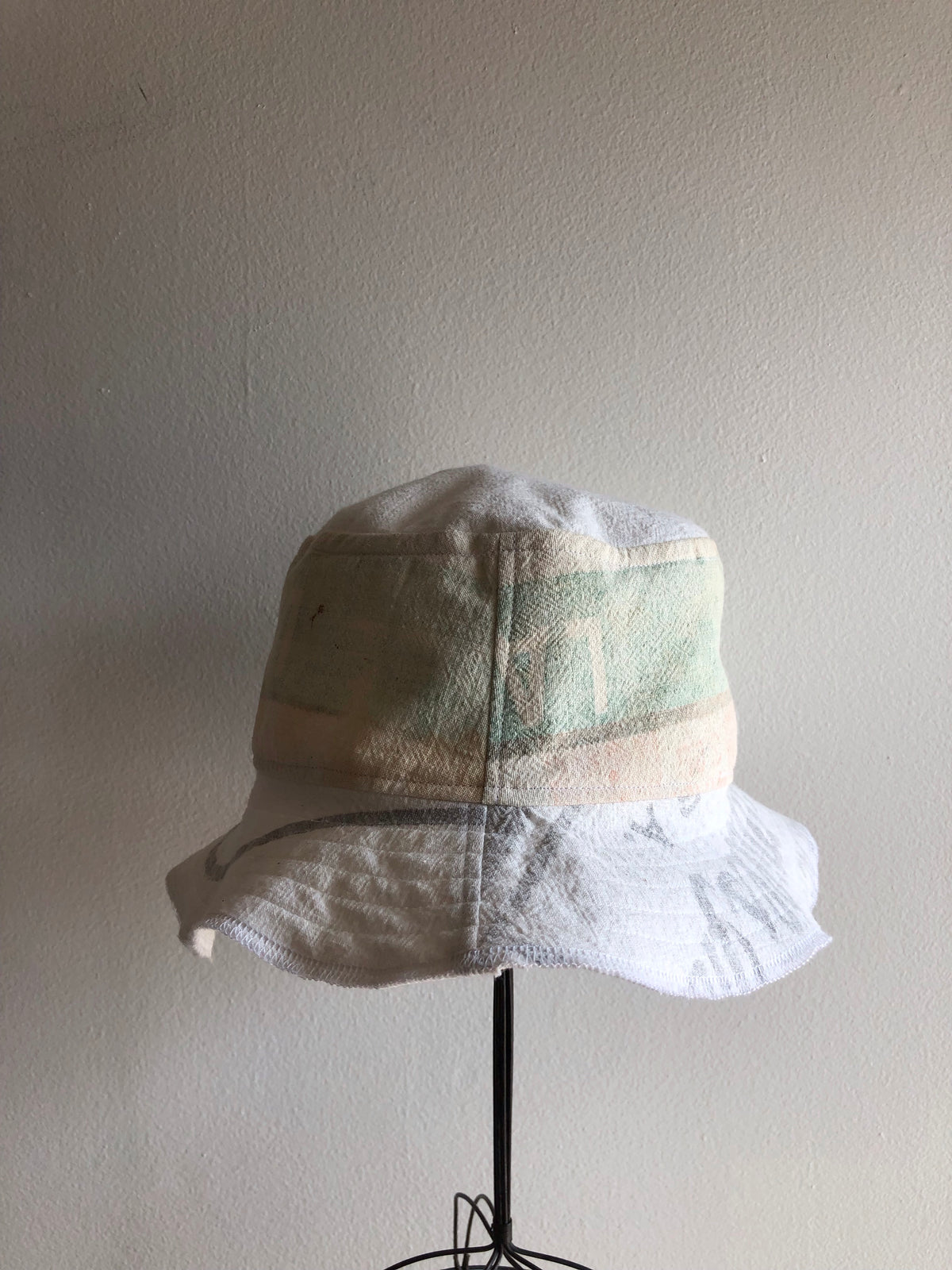Vintage Feed Sack Custom DDV Bucket Hat - La Lovely Vintage 