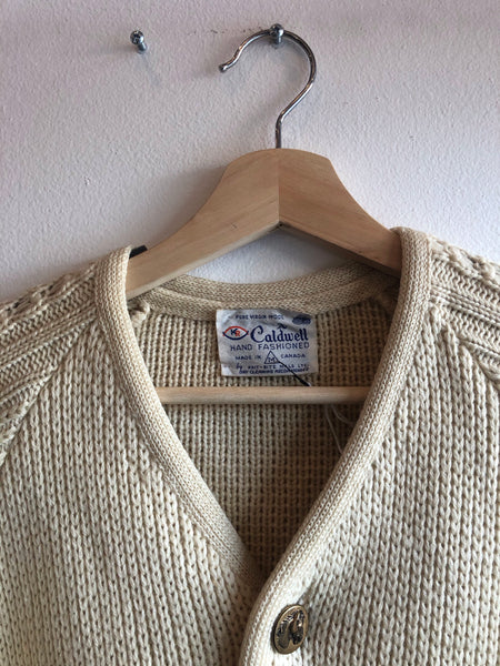Vintage 1970’s Horse-Themed Cardigan Sweater
