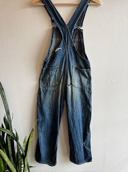 Vintage 1940’s Unbranded Denim Overalls - La Lovely Vintage 