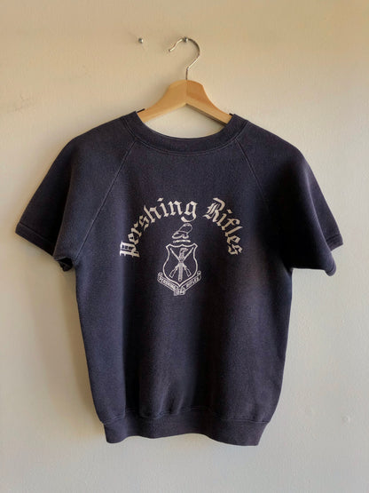 Vintage 1960’s Pershing Rifles Short Sleeve Sweatshirt - La Lovely Vintage 