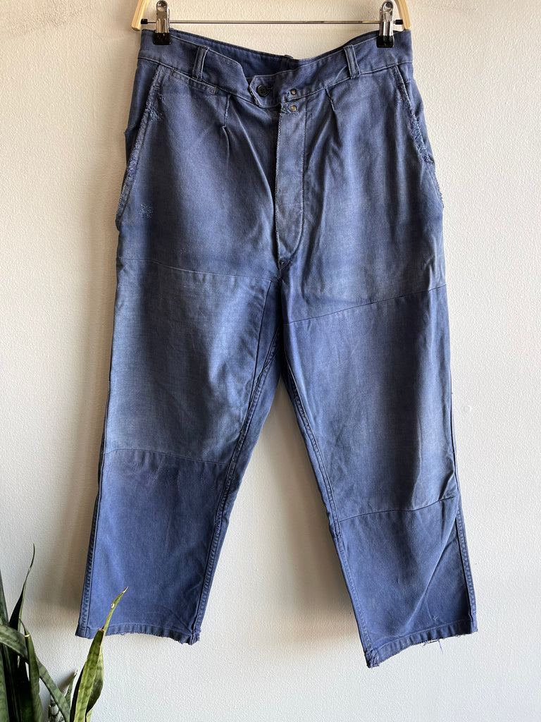 Vintage 1960's French Workwear Moleskin Pants – La Lovely Vintage Vintage 1960's French Workwear Moleskin Pants – La Lovely Vintage