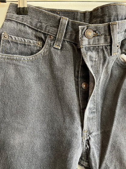 Vintage 1980’s Levi’s 501 Black Denim Jeans - La Lovely Vintage 