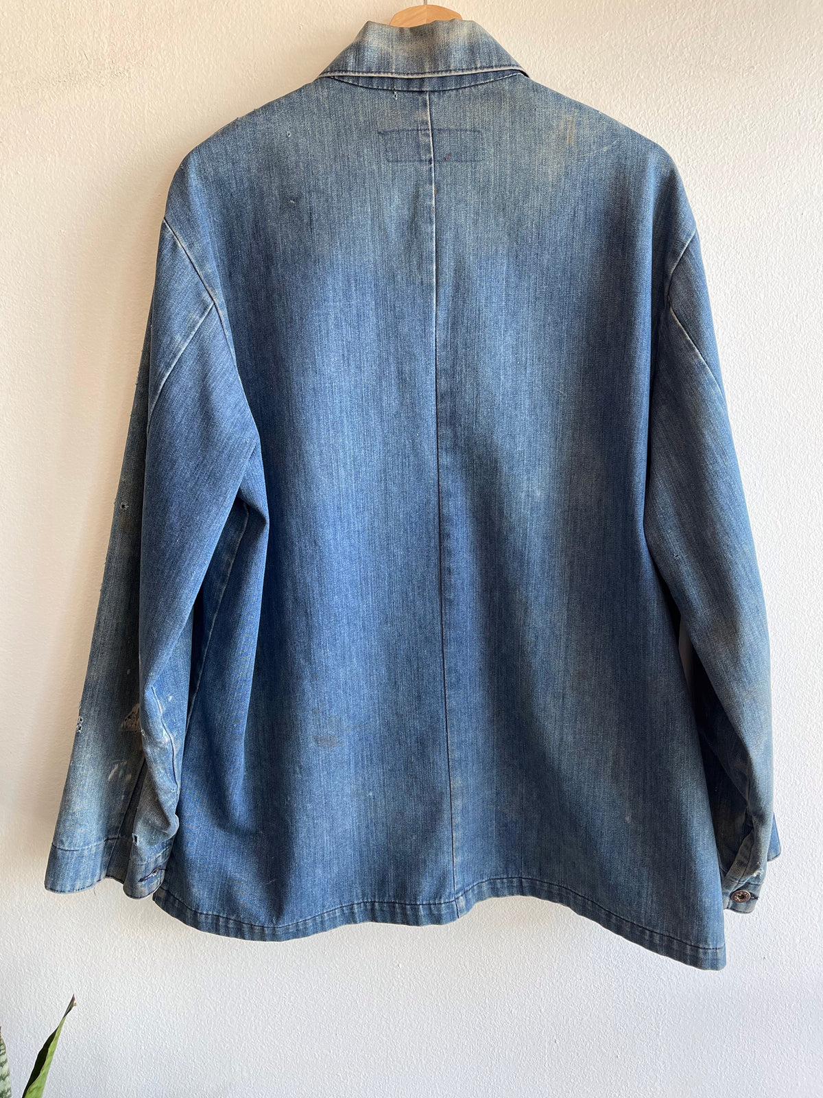 Vintage 1950’s Donut Button Denim Chore Coat