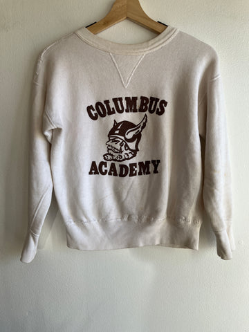 Vintage 1950’s Columbus Academy “V-Stitch” Sweatshirt