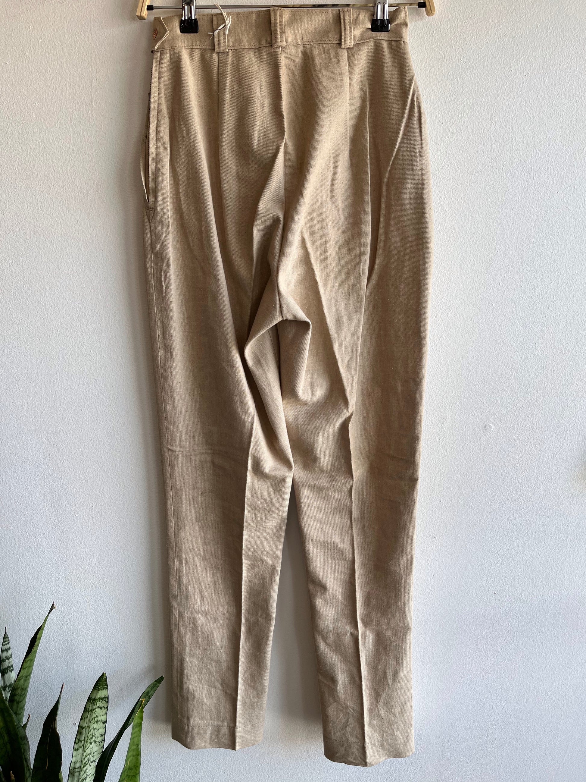Vintage Deadstock 1950's Lady Levi's Shorthorn Side-Zip Pants - La Lovely Vintage 