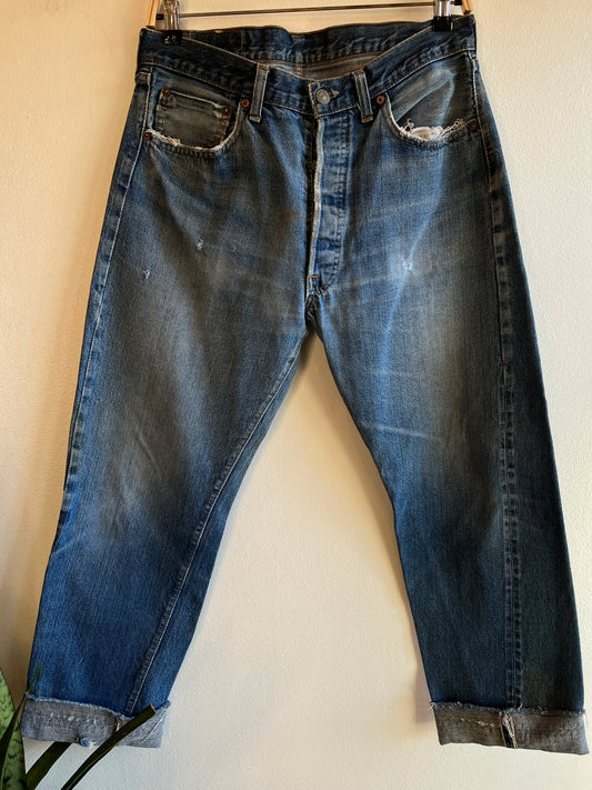 Vintage 1970’s Levi’s 501 Selvedge Denim Jeans