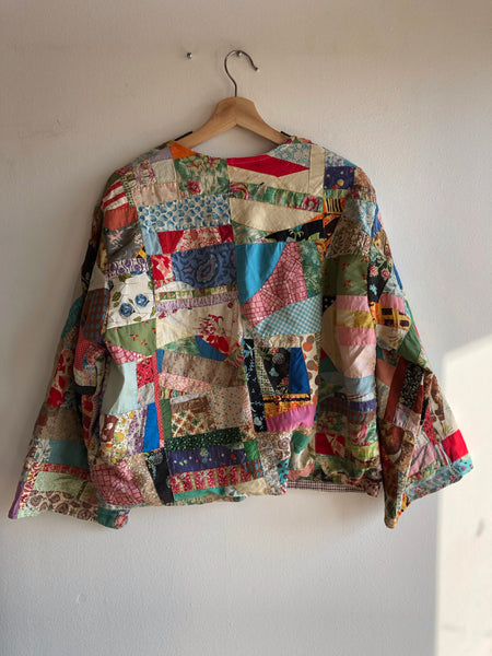 Double Down Vintage - Handmade Quilt Kimono Jacket