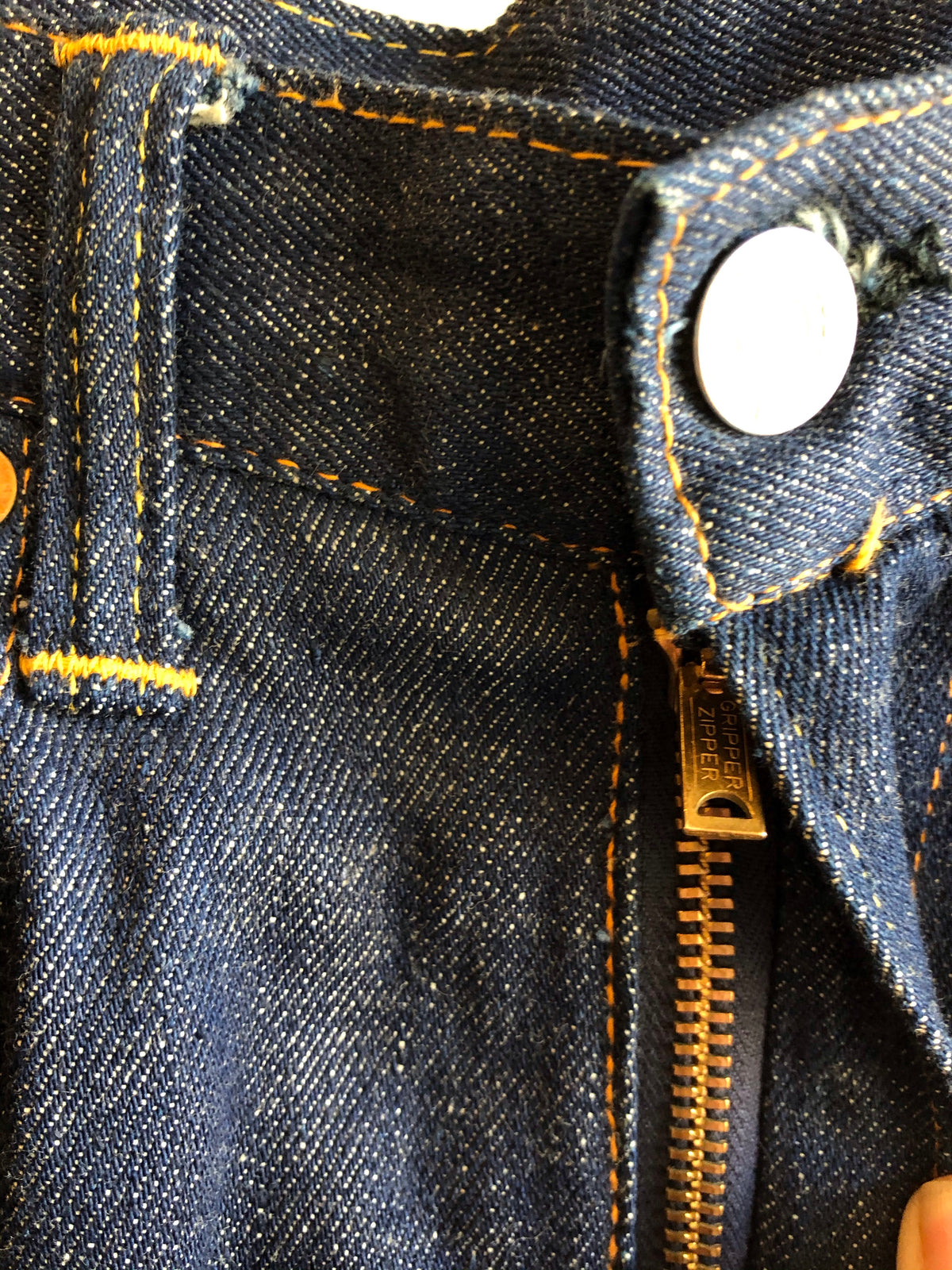Vintage 1950s Levi's “Big E” Hidden Rivet 701 Deadstock Denim Jeans - La Lovely Vintage 