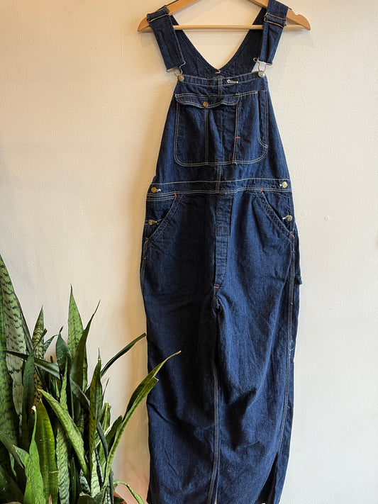 Vintage 1940/1950’s Blue Bell Darkwash Denim Overalls