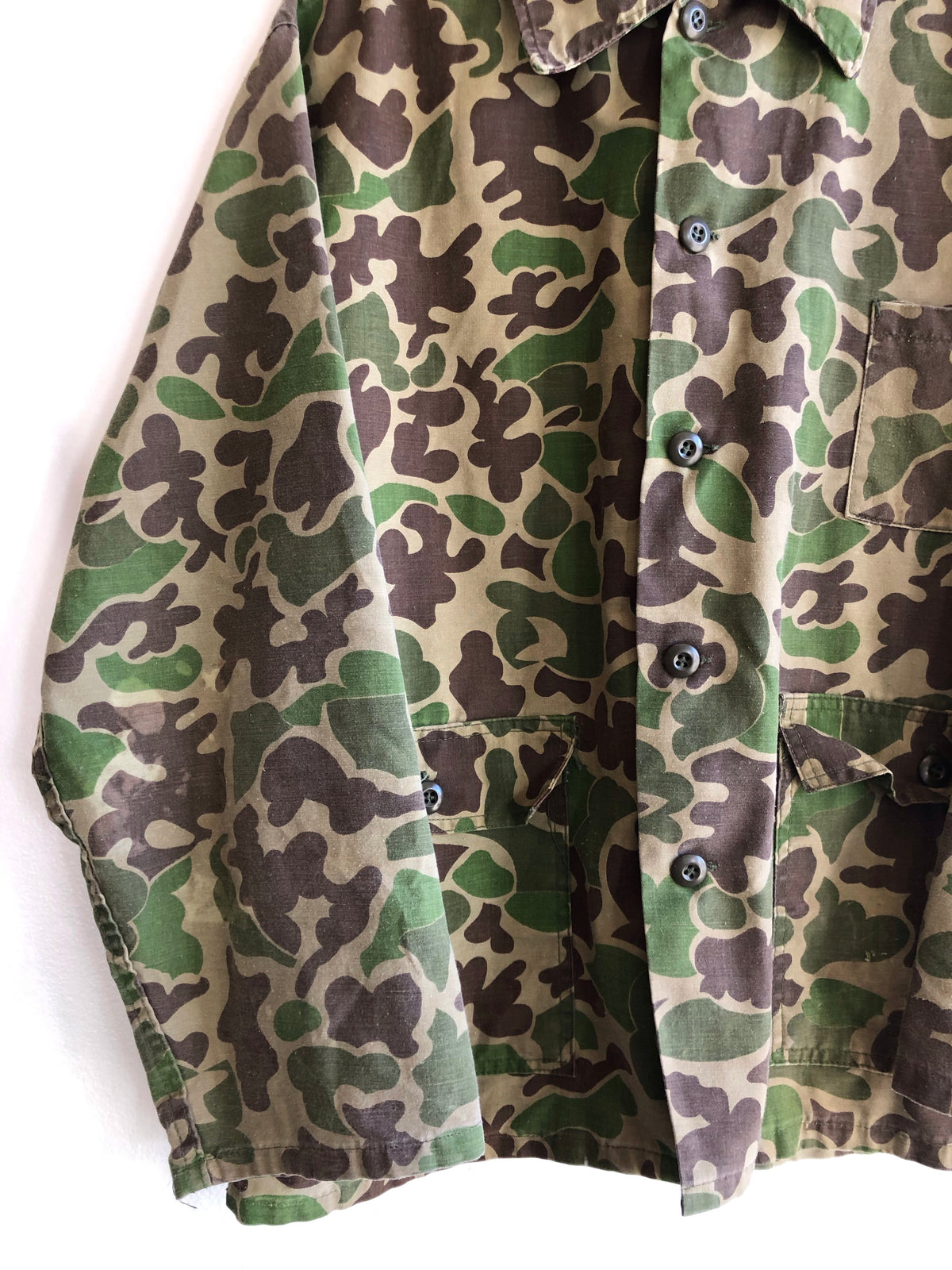 Vintage 1960’s Duck Camo Hunting Chore Coat - La Lovely Vintage 