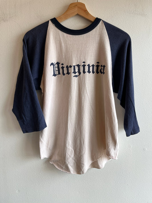 Vintage 1960’s Virginia University Raglan T-Shirt - La Lovely Vintage 