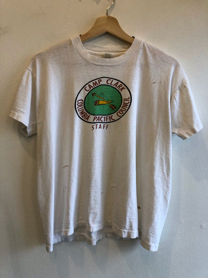 Vintage 1950’s Boy Scouts Camp Staff Thrashed T-Shirt