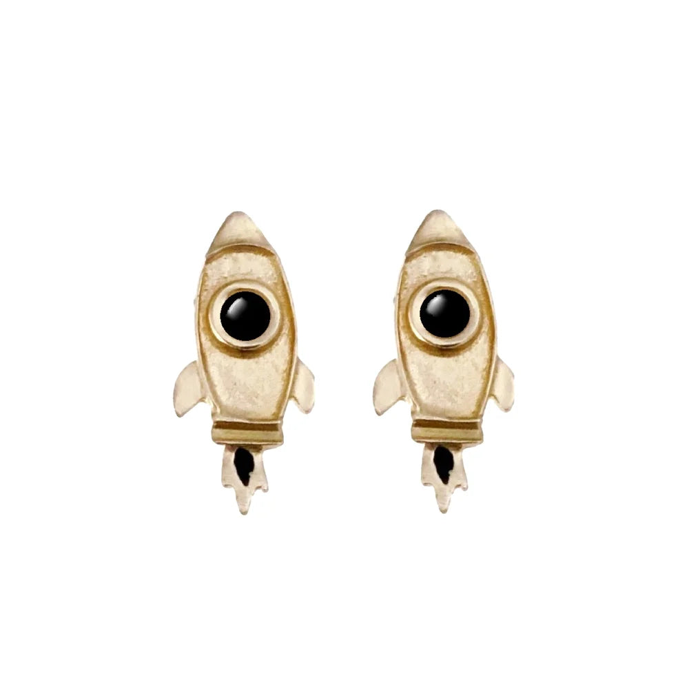 Therese Kuempel Design - Rocket Earrings (black onyx)