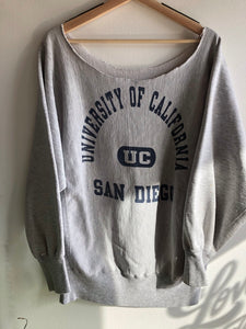 Vintage 1980’s U.C. Santa Barbara Chopped Reverse Weave Sweatshirt